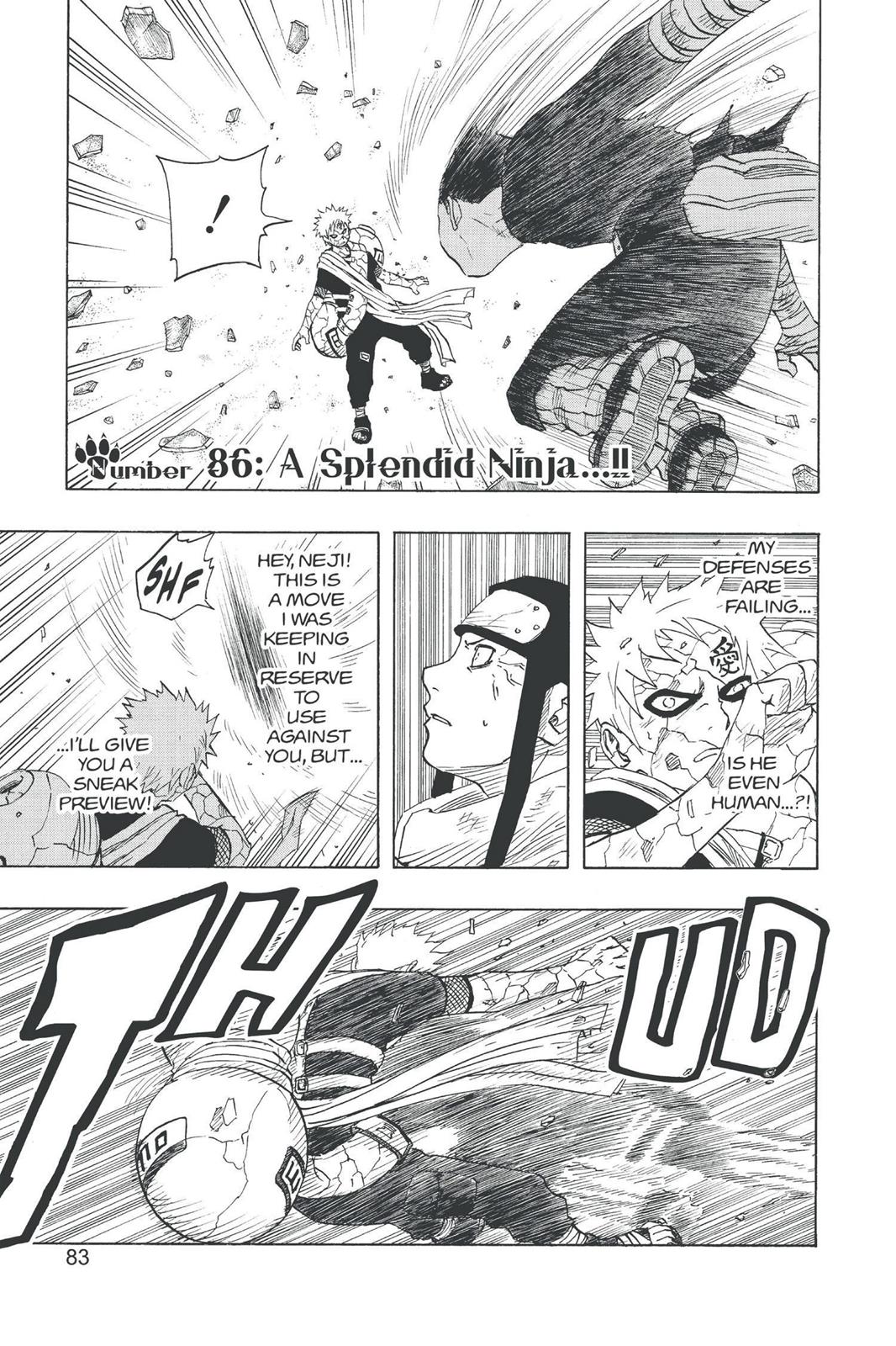 Naruto Chapter 86 — page 1