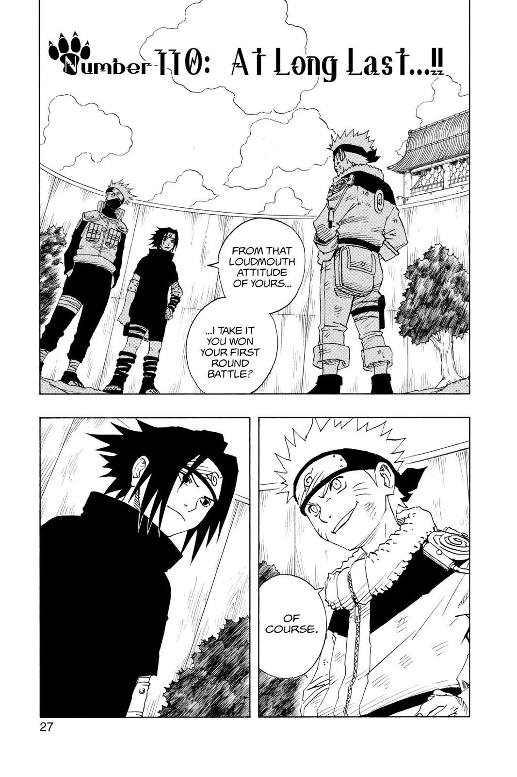 Naruto Chapter 110 — page 1