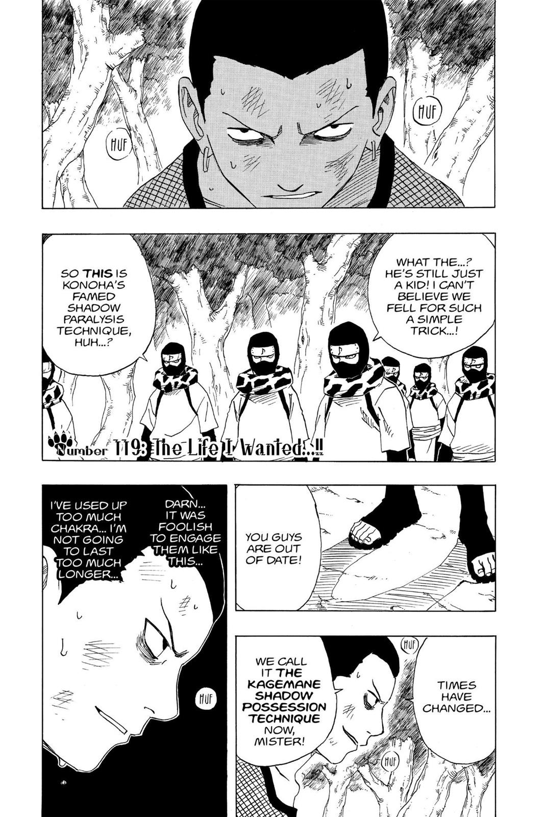 Naruto Chapter 119 — page 1