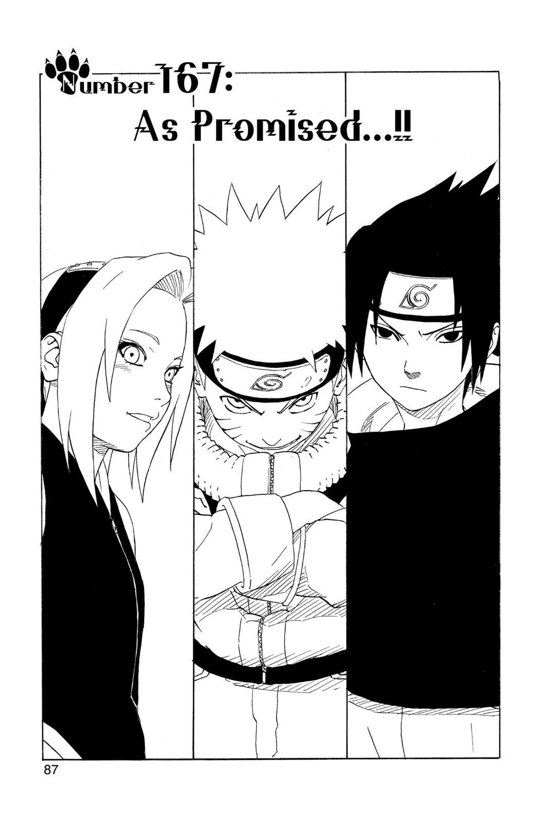 Naruto Chapter 167 — page 1