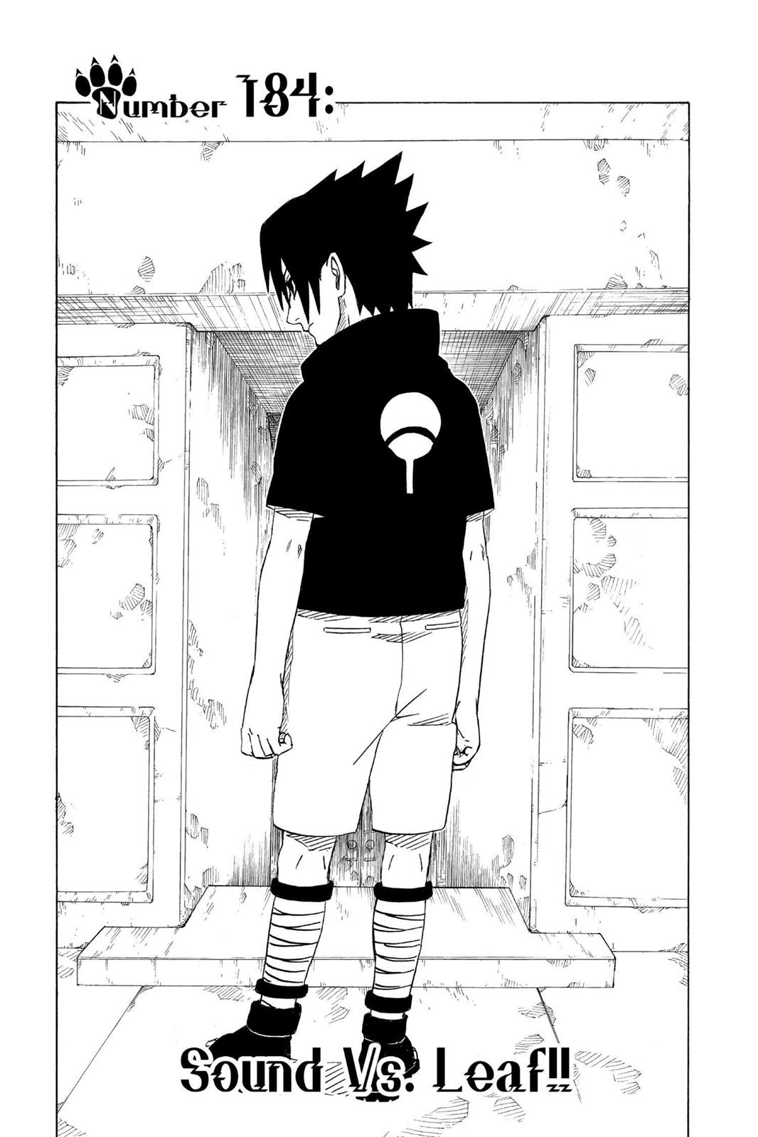 Naruto Chapter 184 — page 1