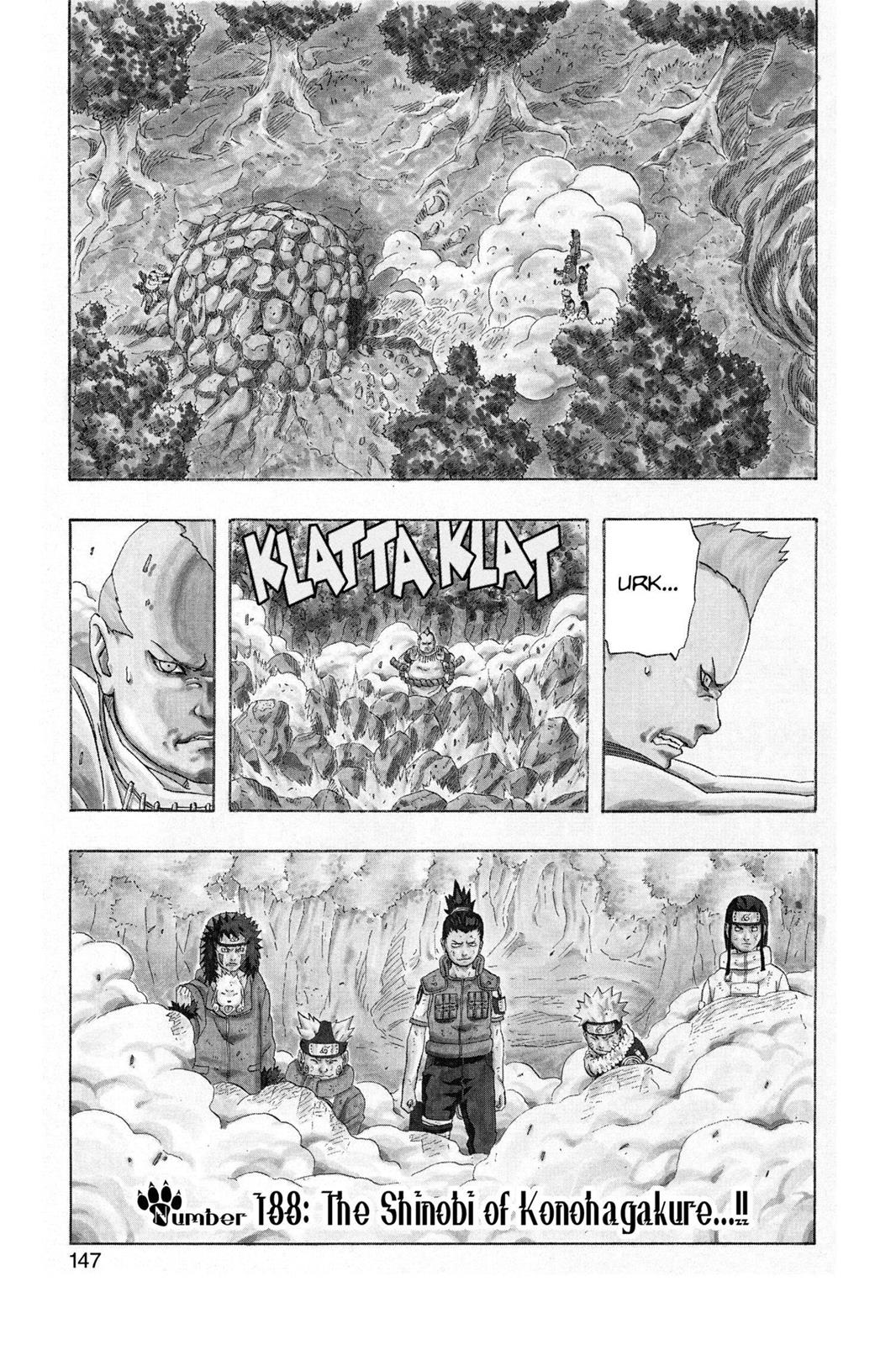 Naruto Chapter 188 — page 1