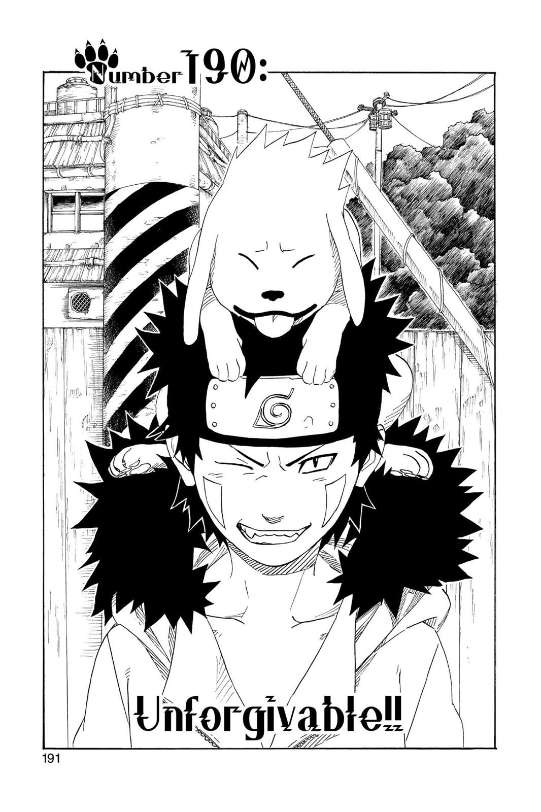 Naruto Chapter 190 — page 1