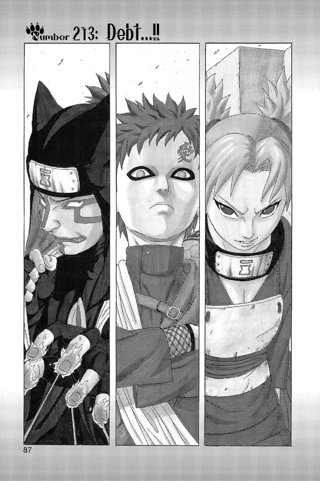 Naruto Chapter 213 — page 1