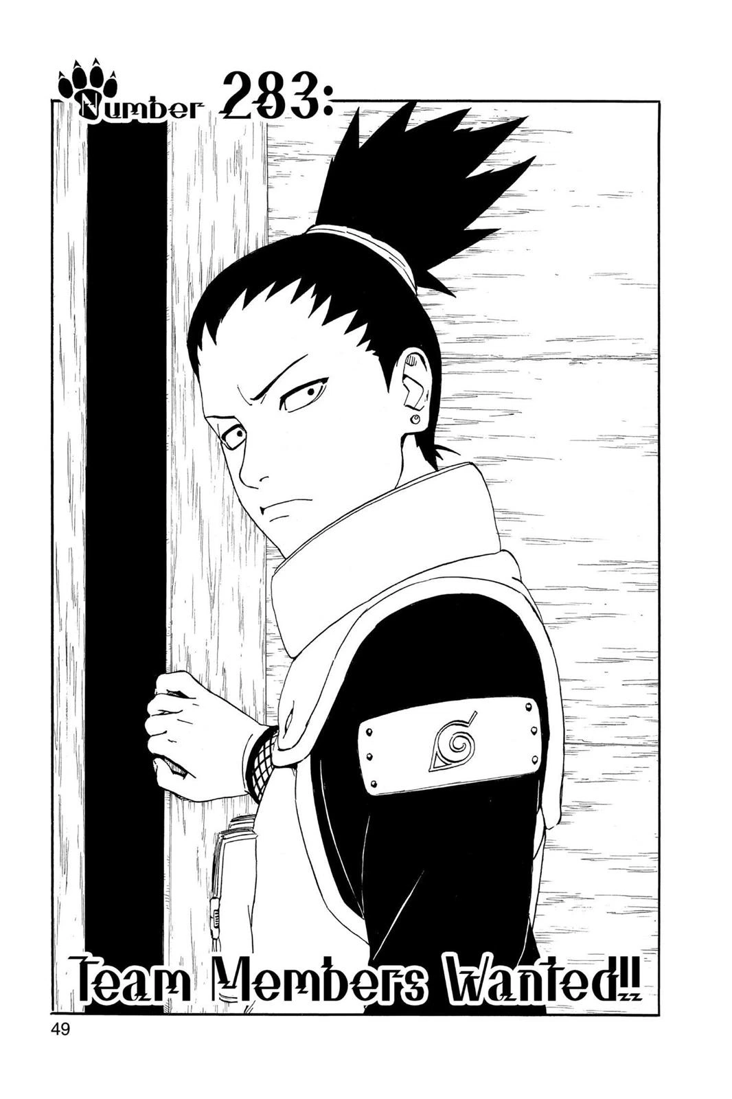 Naruto Chapter 283 — page 1