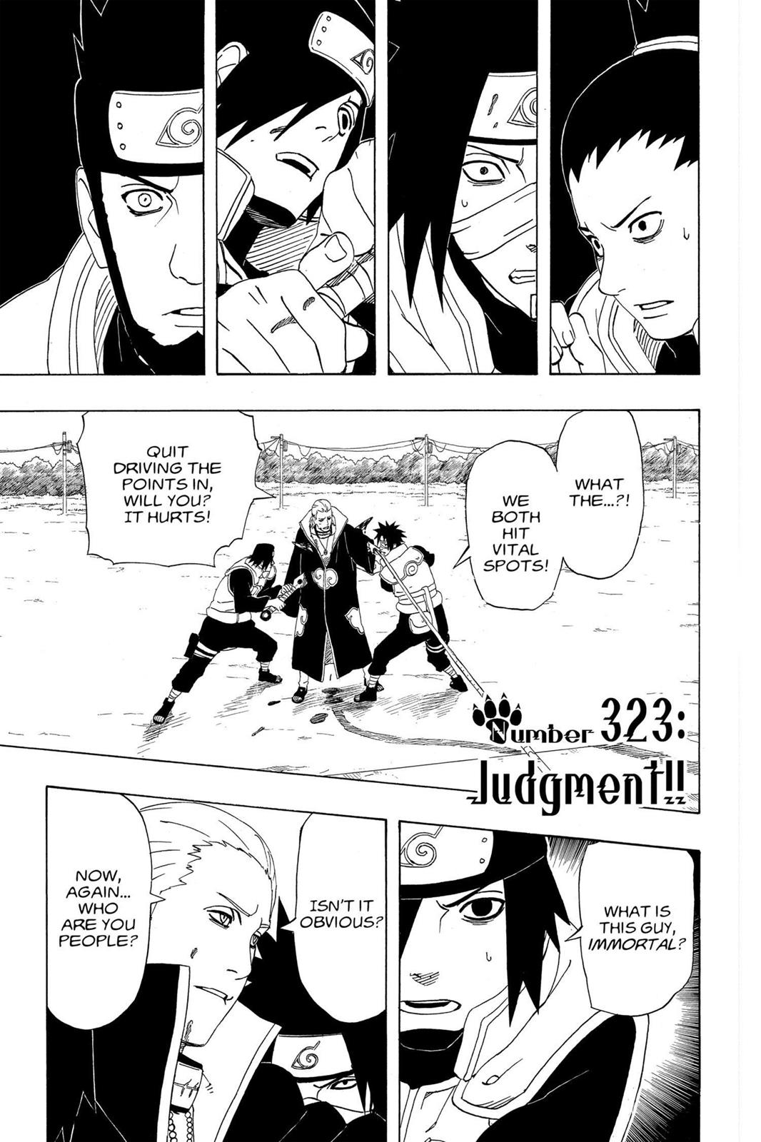 Naruto Chapter 323 — page 1