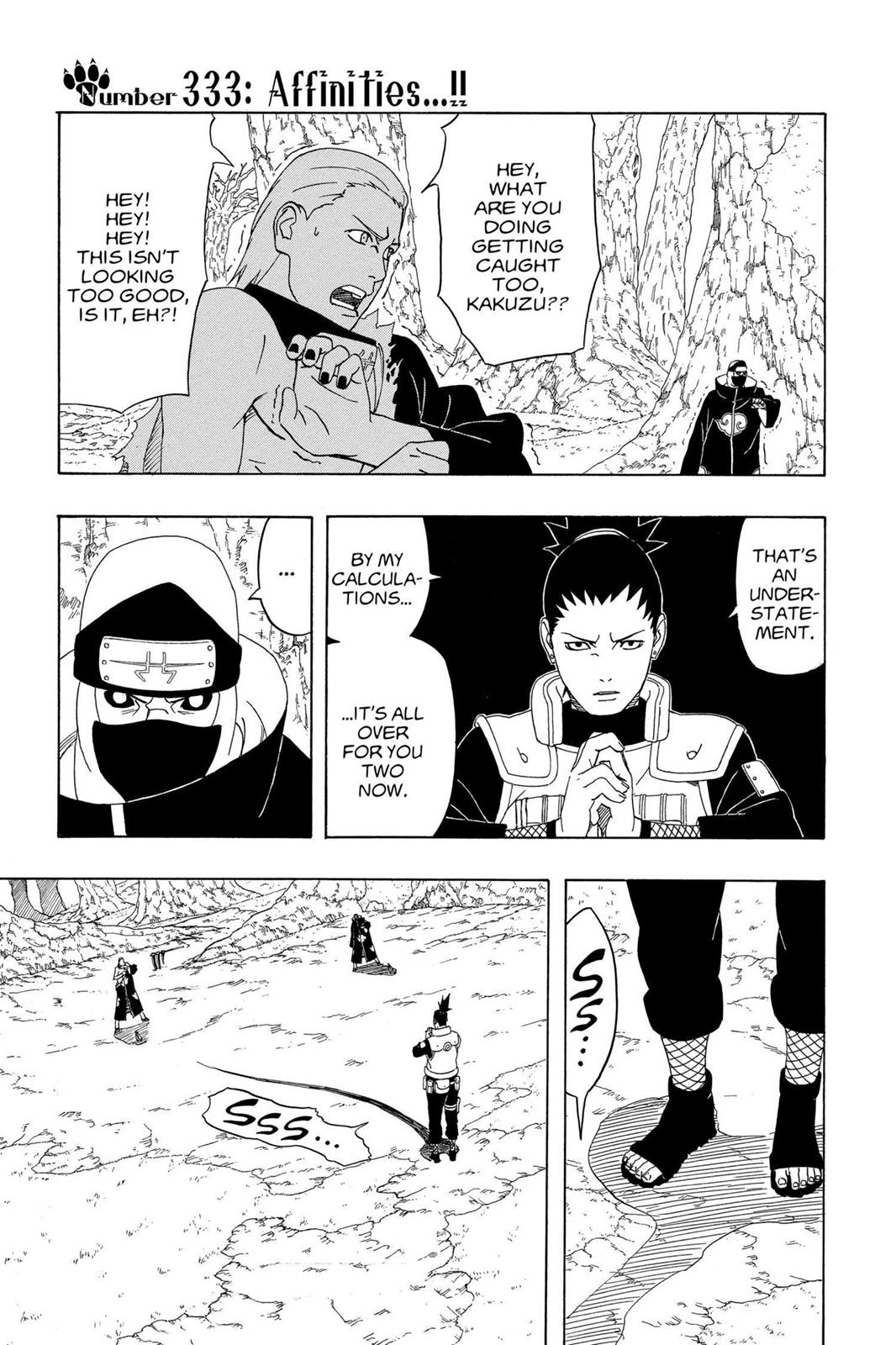 Naruto Chapter 333 — page 1