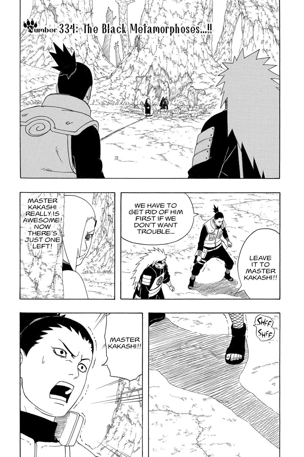 Naruto Chapter 334 — page 1
