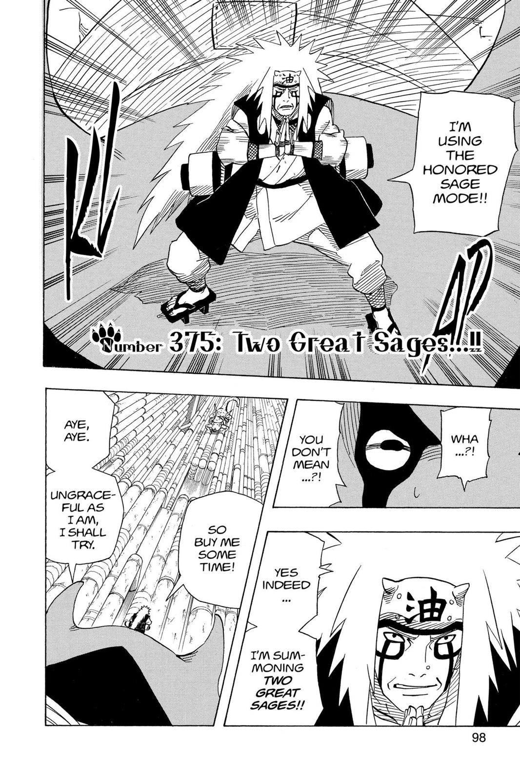 Naruto Chapter 375 — page 2