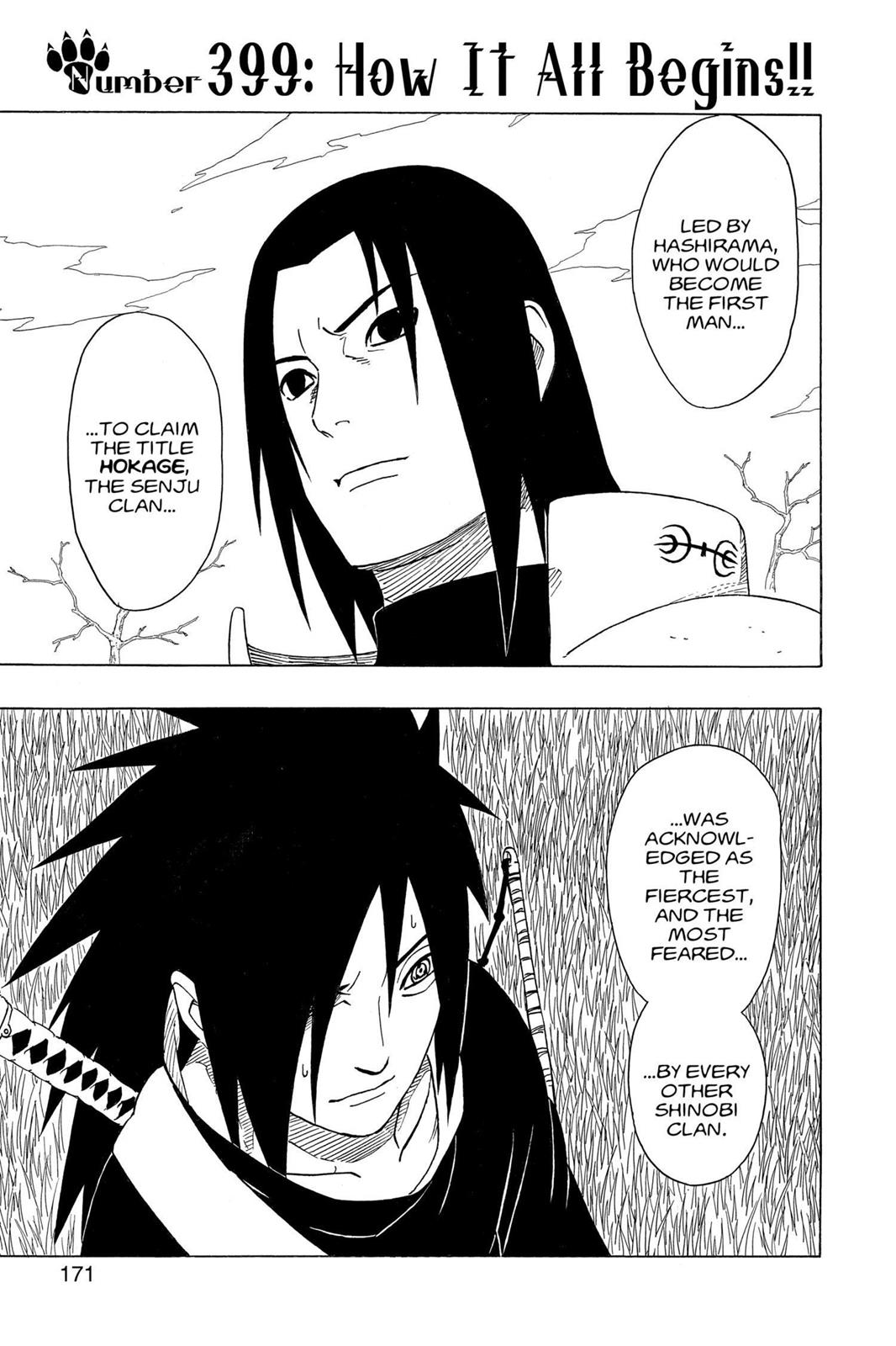 Naruto Chapter 399 — page 1
