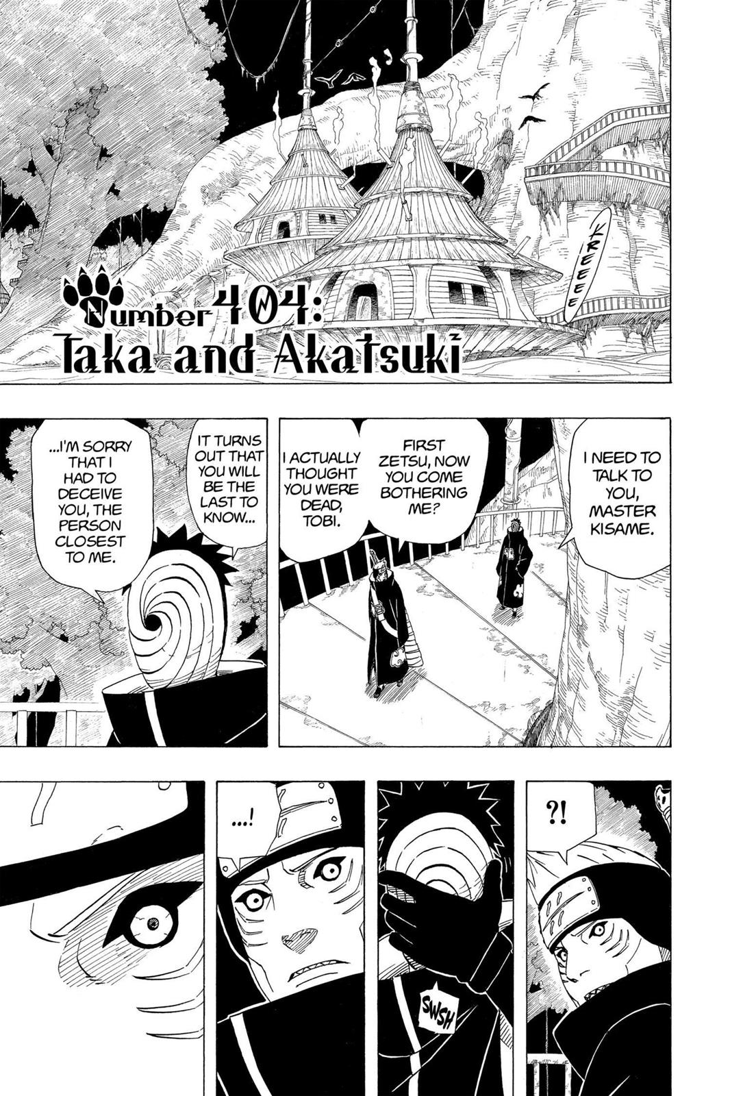 Naruto Chapter 404 — page 1