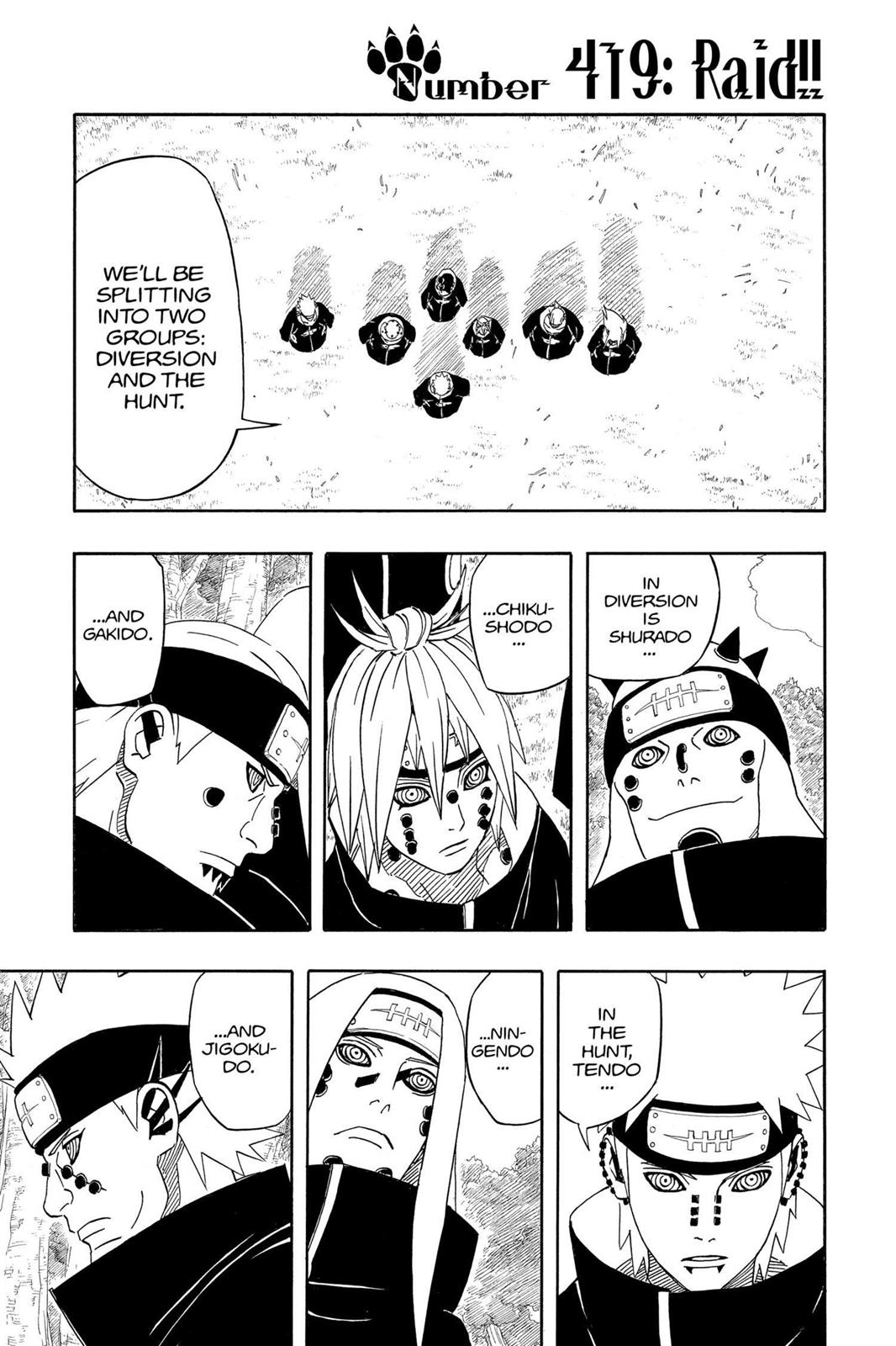 Naruto Chapter 419 — page 1
