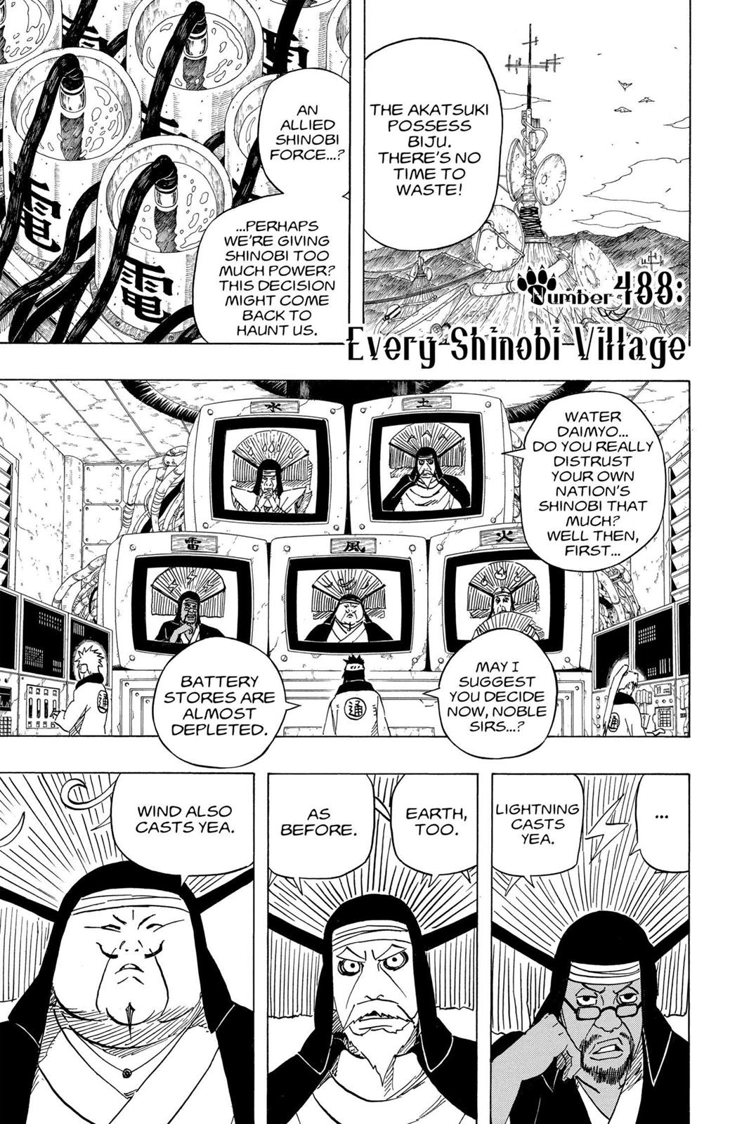 Naruto Chapter 488 — page 1