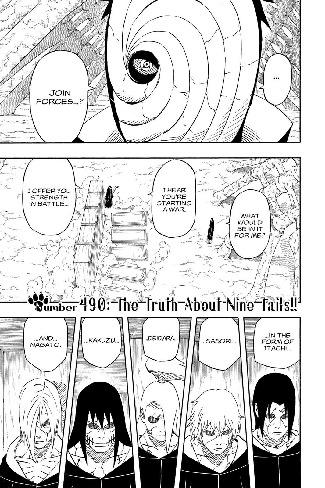 Naruto Chapter 490 — page 1