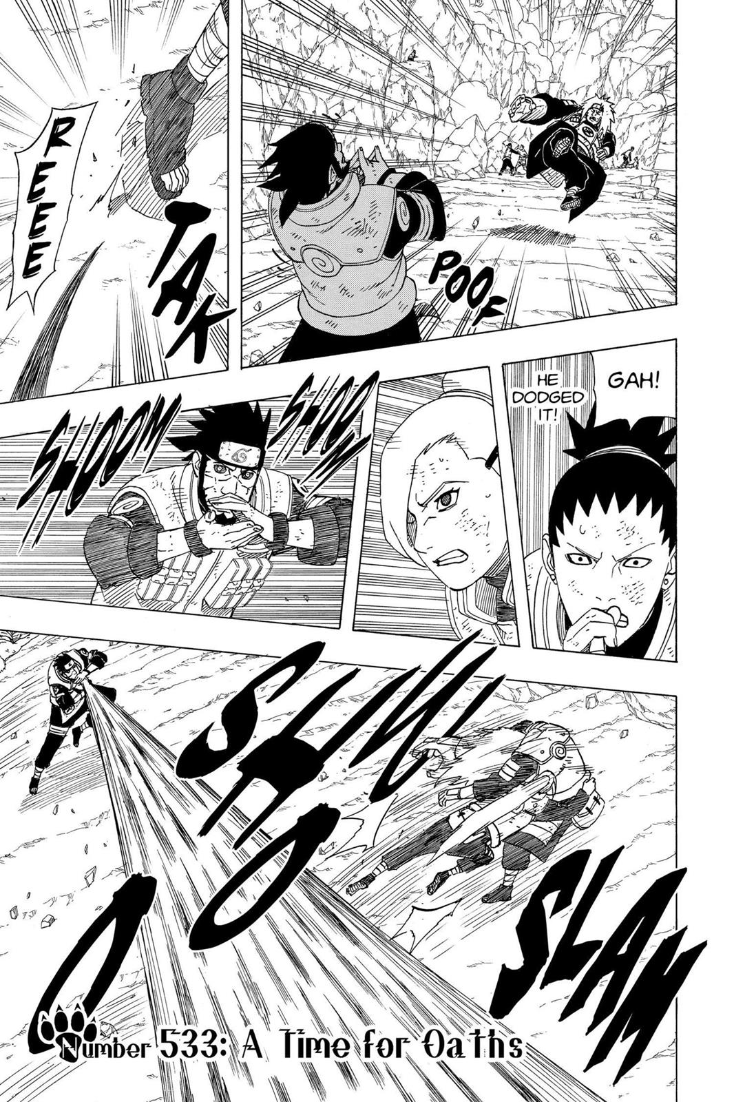Naruto Chapter 533 — page 1