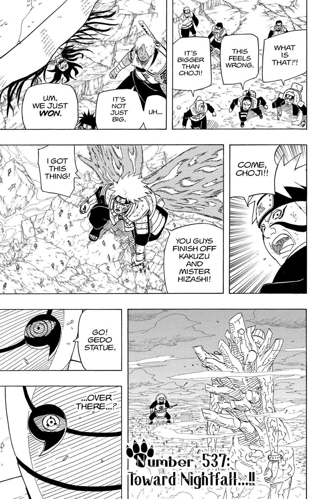 Naruto Chapter 537 — page 1