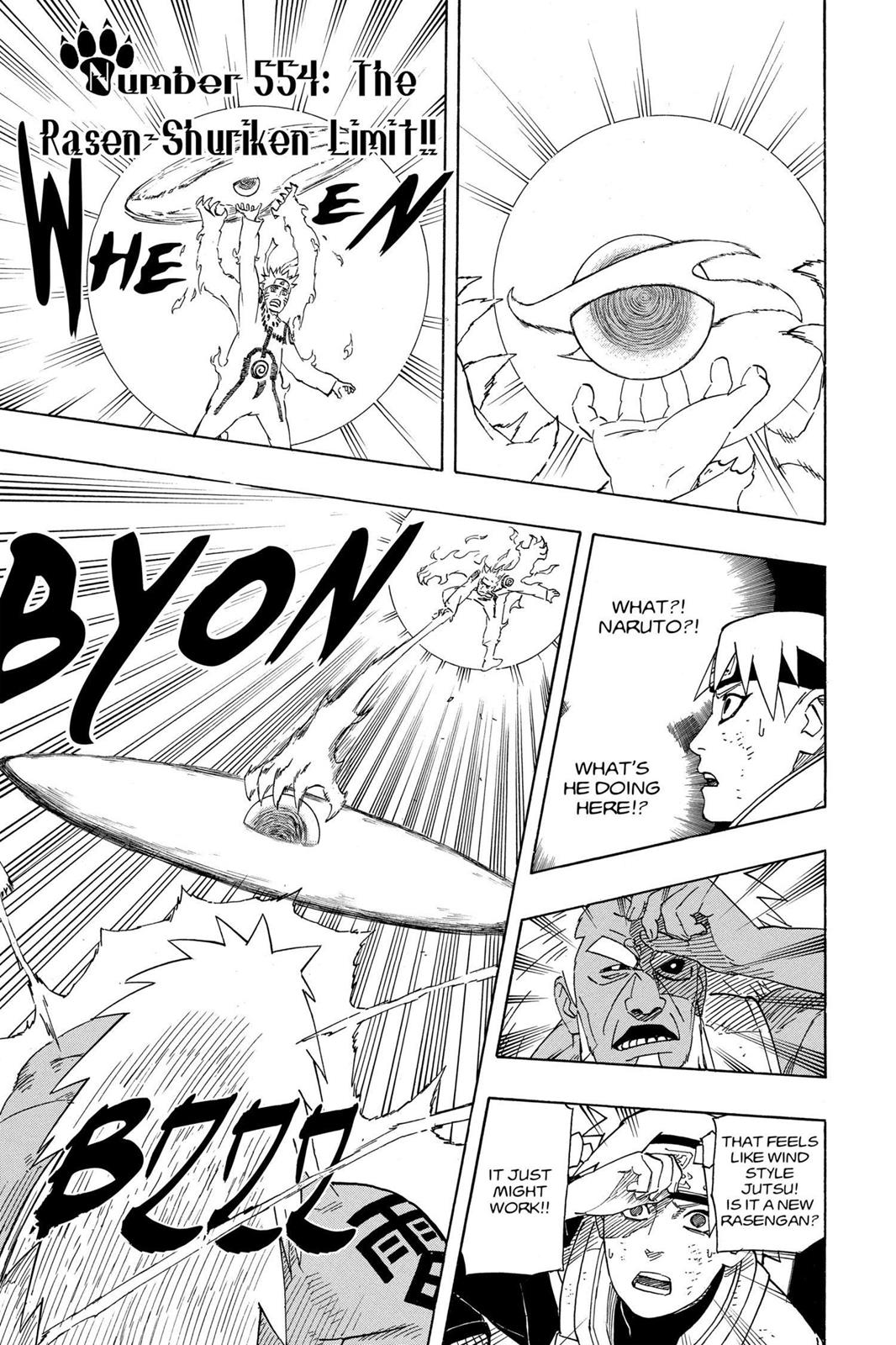 Naruto Chapter 554 — page 1