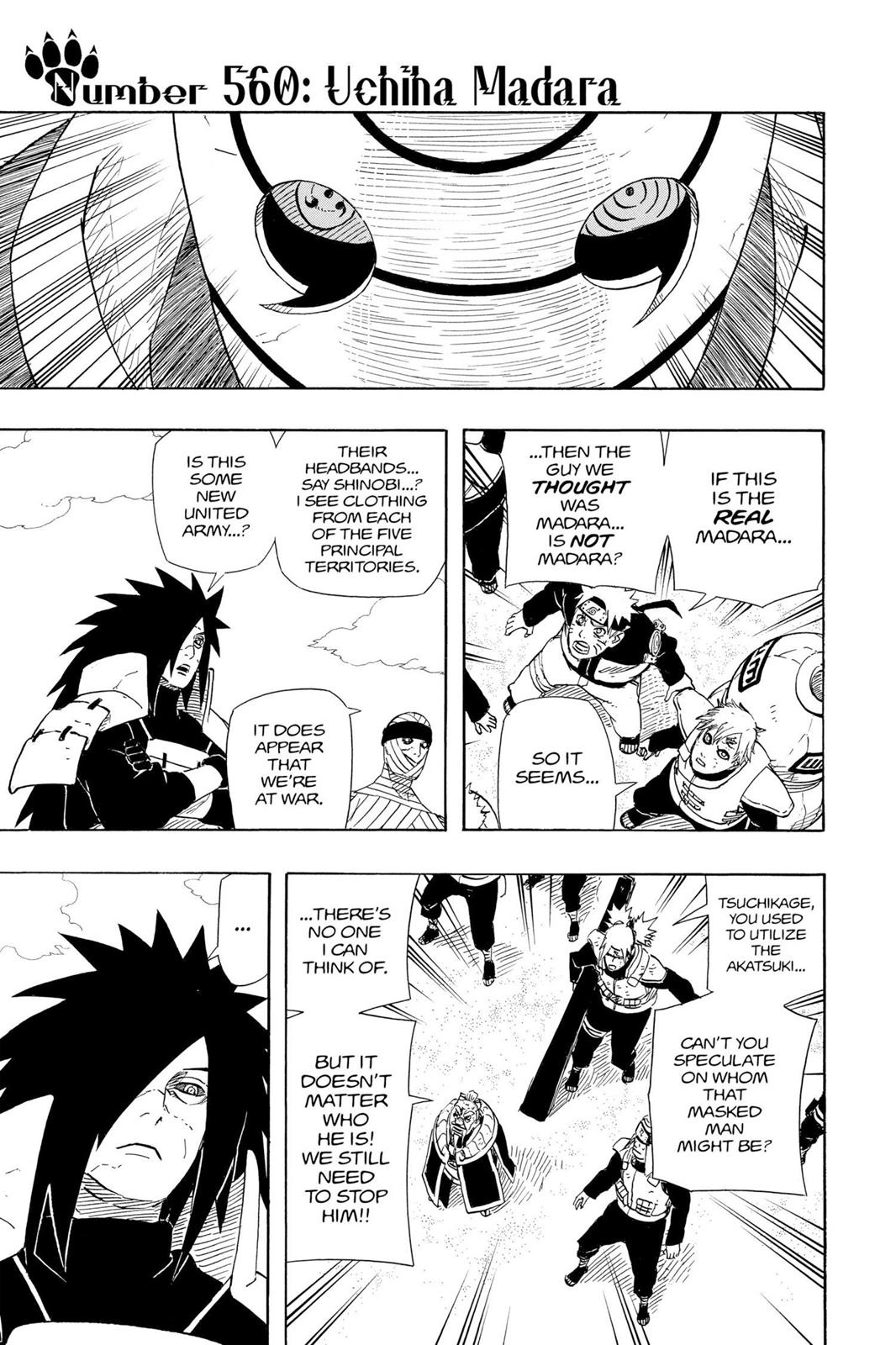 Naruto Chapter 560 — page 1
