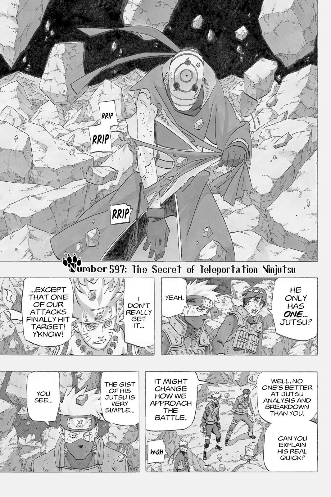 Naruto Chapter 597 — page 1