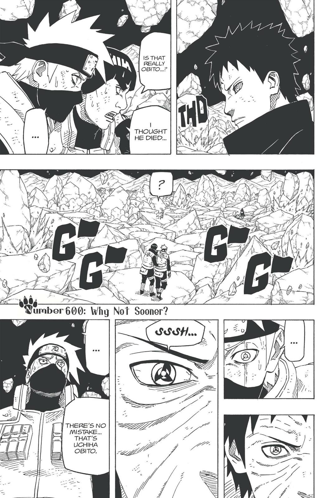 Naruto Chapter 600 — page 1