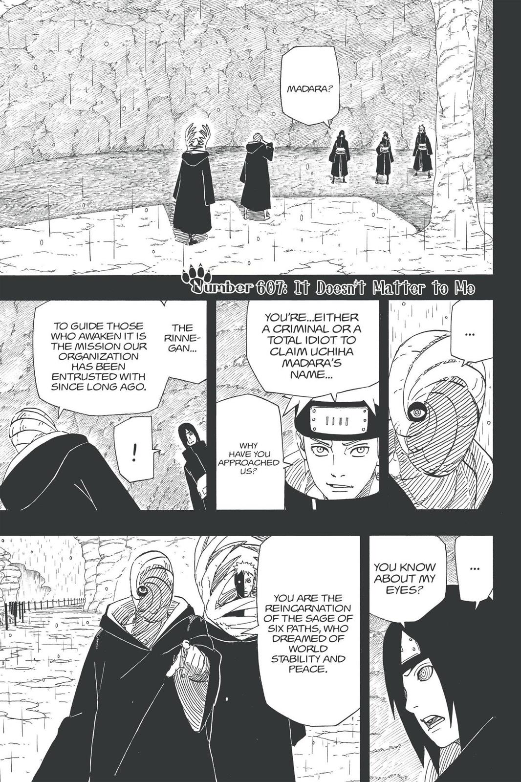Naruto Chapter 607 — page 1
