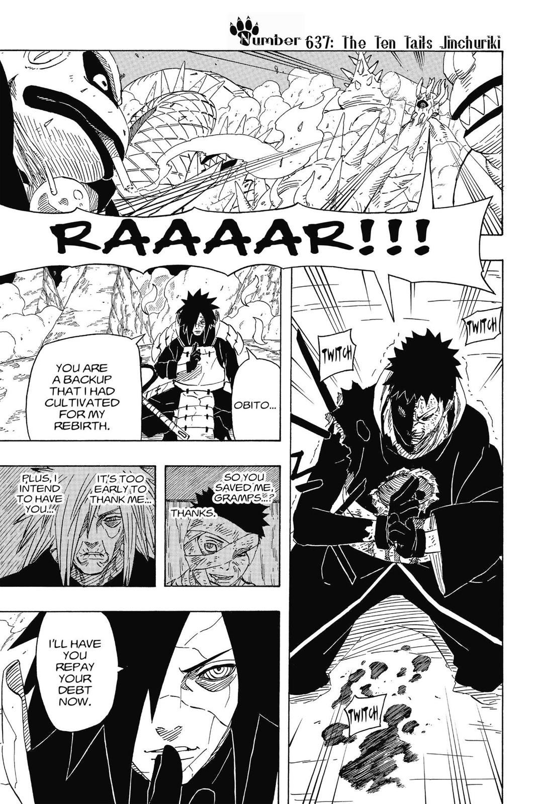 Naruto Chapter 637 — page 1
