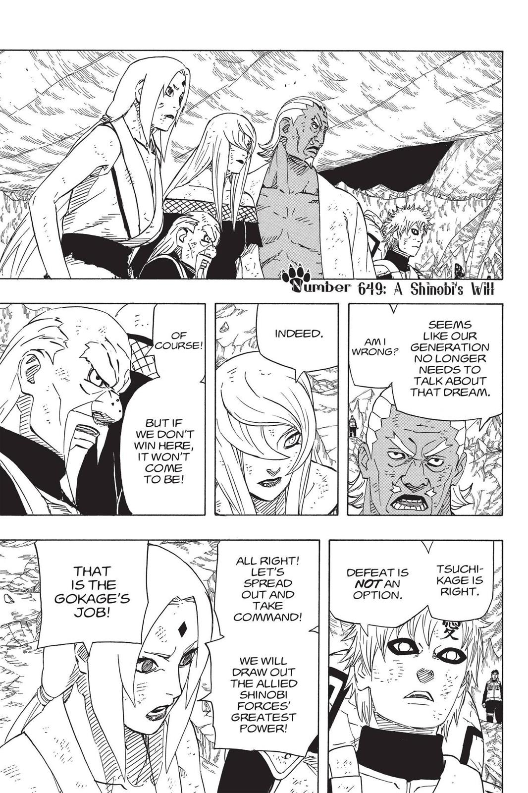 Naruto Chapter 649 — page 1