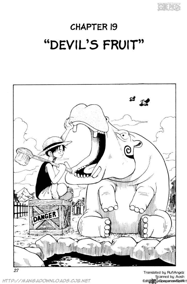 One Piece Chapter 19 — page 1