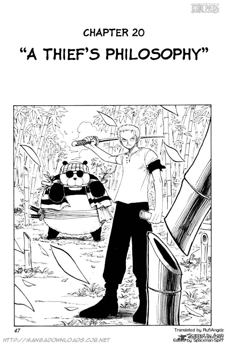One Piece Chapter 20 — page 1