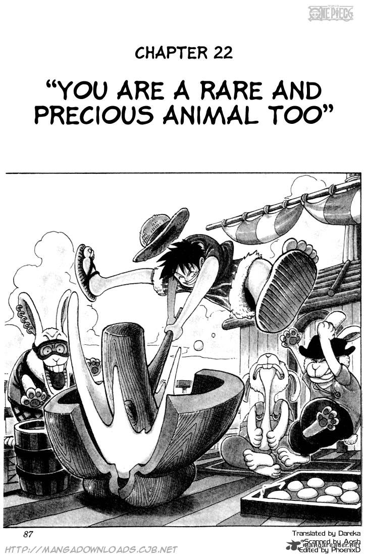 One Piece Chapter 22 — page 1