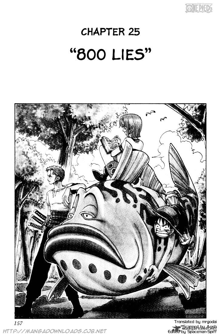 One Piece Chapter 25 — page 1