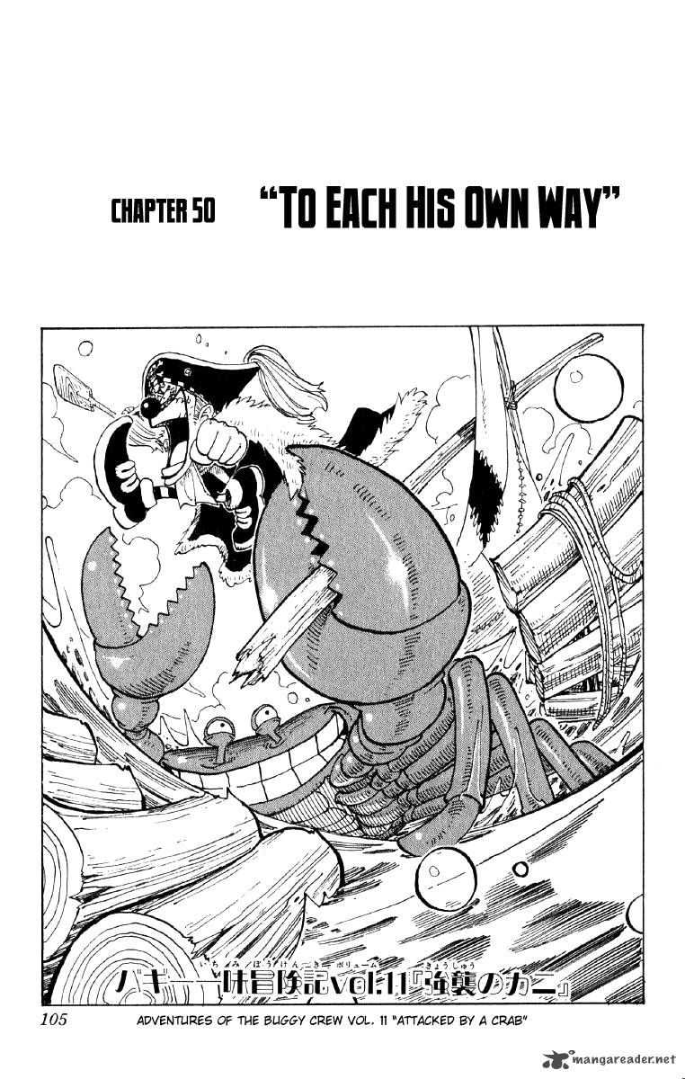 One Piece Chapter 50 — page 1