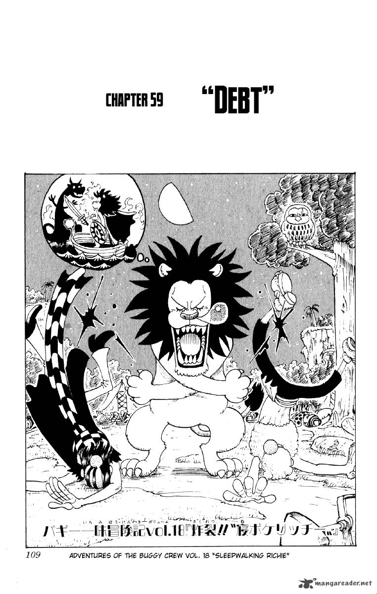 One Piece Chapter 59 — page 1