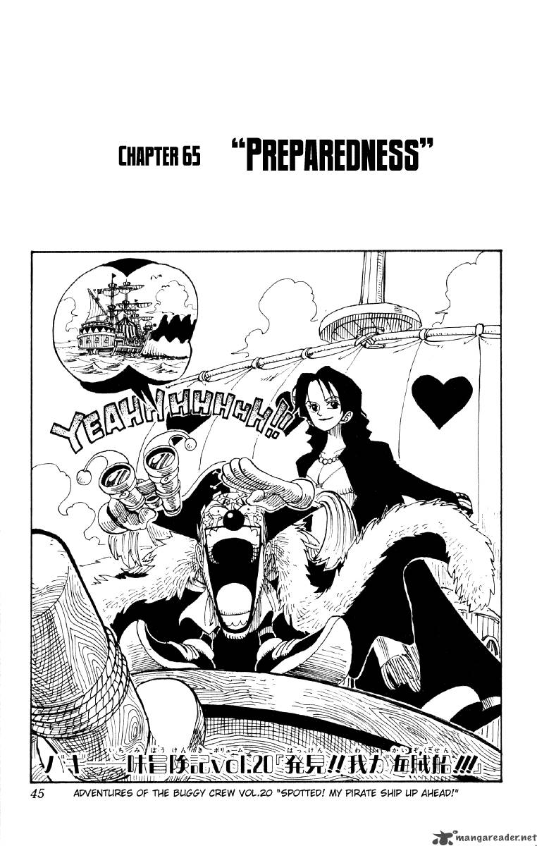 One Piece Chapter 65 — page 1