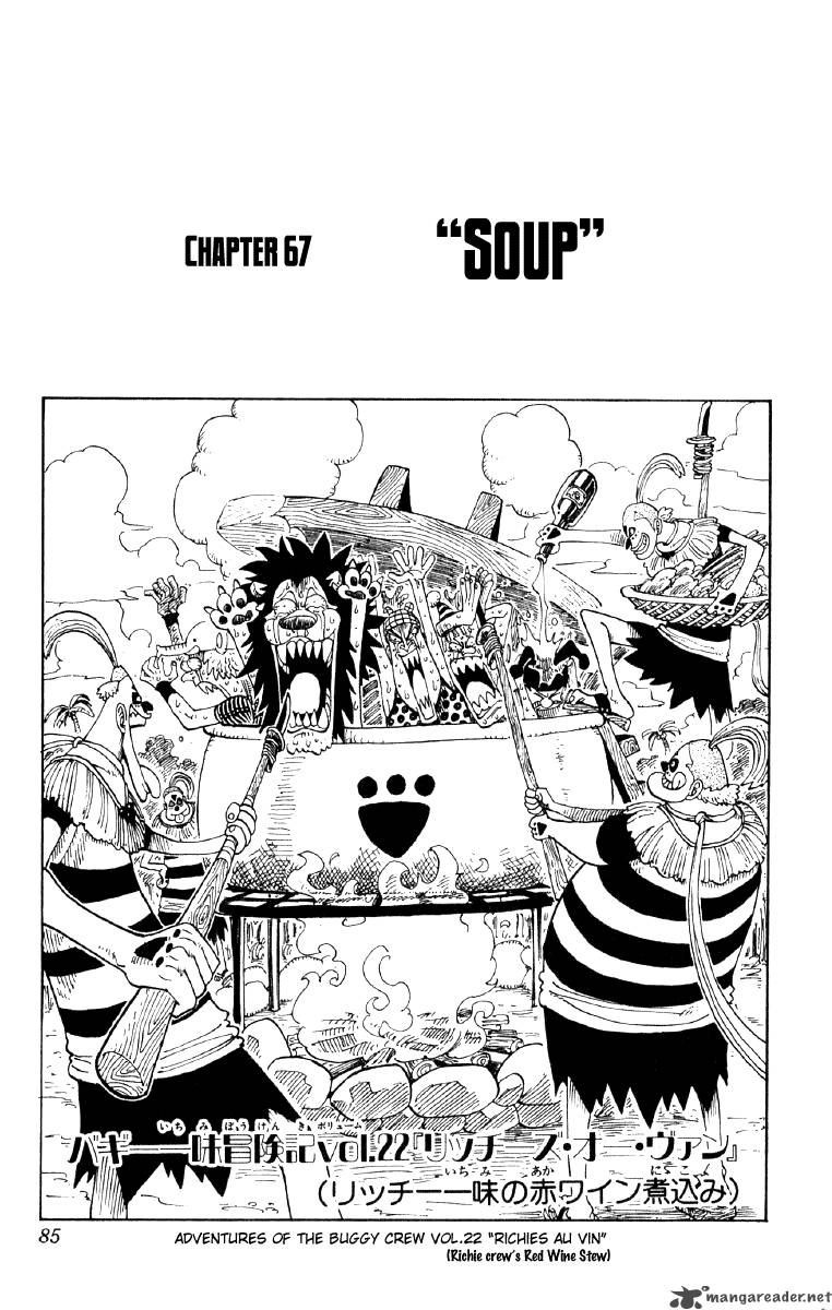 One Piece Chapter 67 — page 1