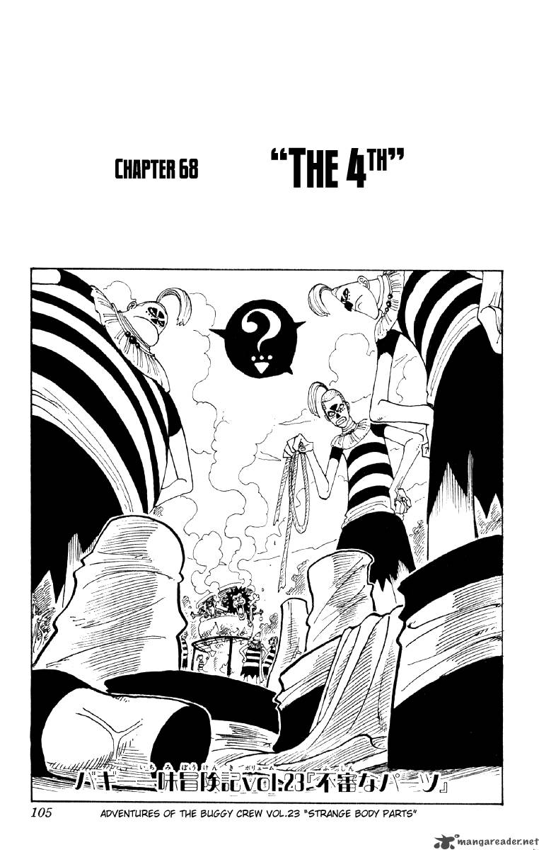 One Piece Chapter 68 — page 1