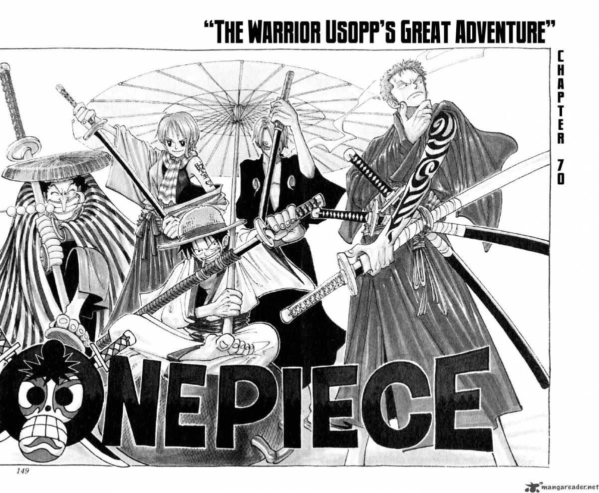 One Piece Chapter 70 — page 2