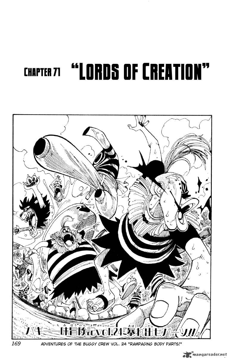 One Piece Chapter 71 — page 1