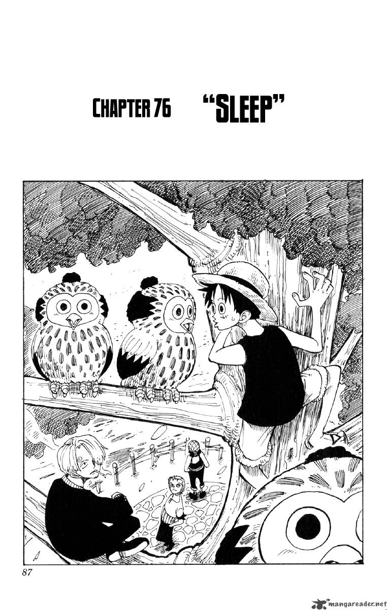 One Piece Chapter 76 — page 1