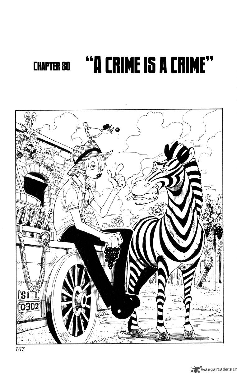 One Piece Chapter 80 — page 1