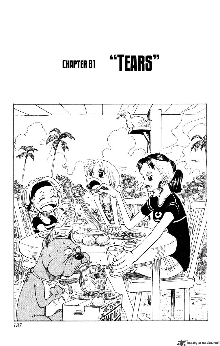One Piece Chapter 81 — page 1