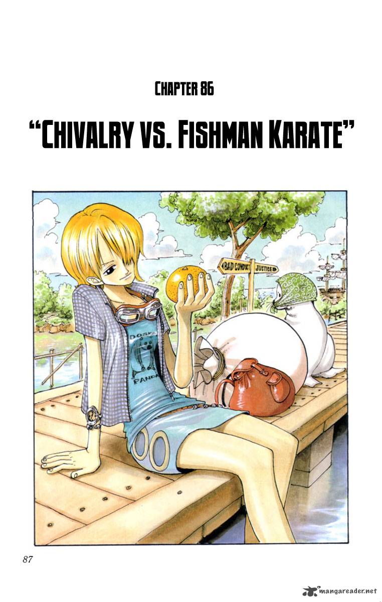 One Piece Chapter 86 — page 1