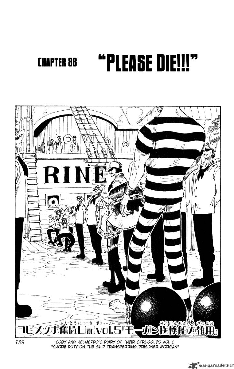 One Piece Chapter 88 — page 1