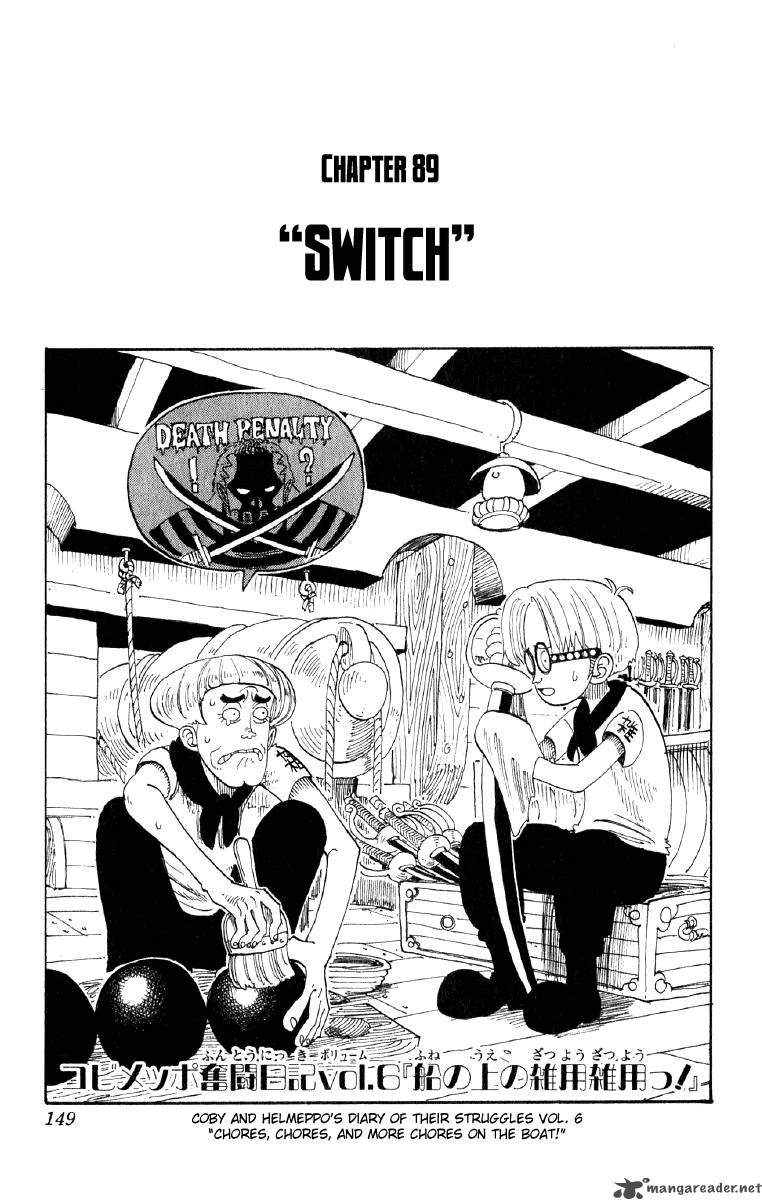 One Piece Chapter 89 — page 1