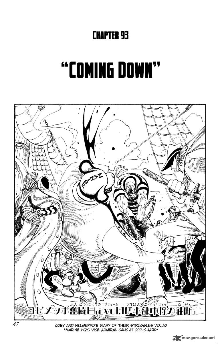 One Piece Chapter 93 — page 1