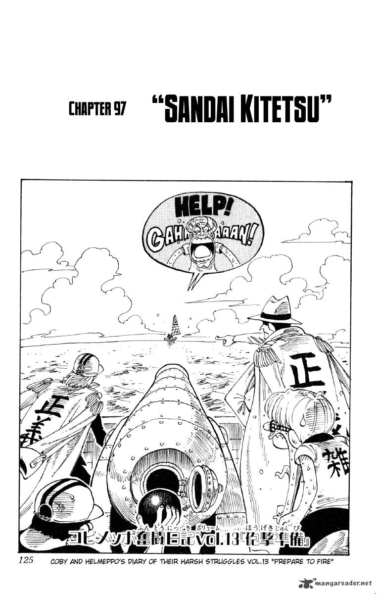 One Piece Chapter 97 — page 1