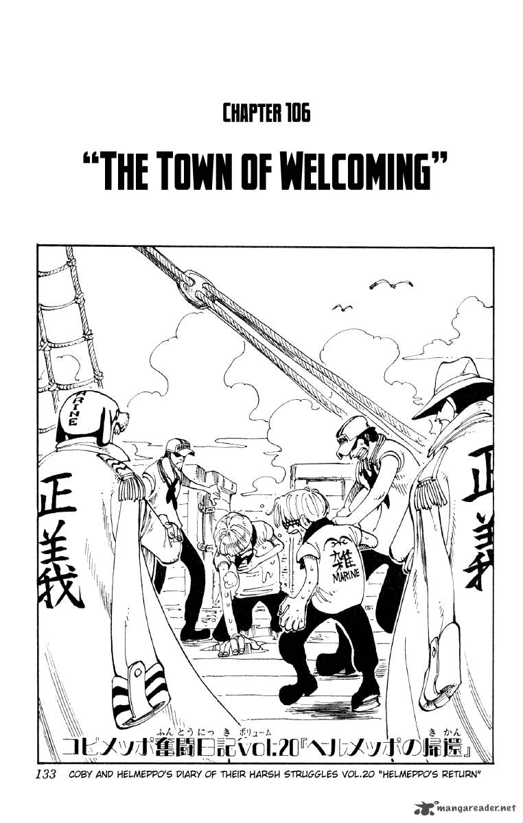 One Piece Chapter 106 — page 1