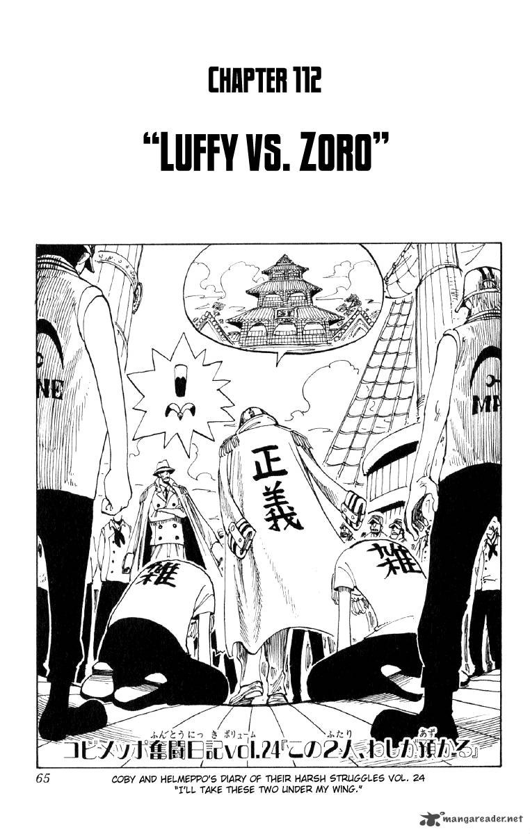 One Piece Chapter 112 — page 1