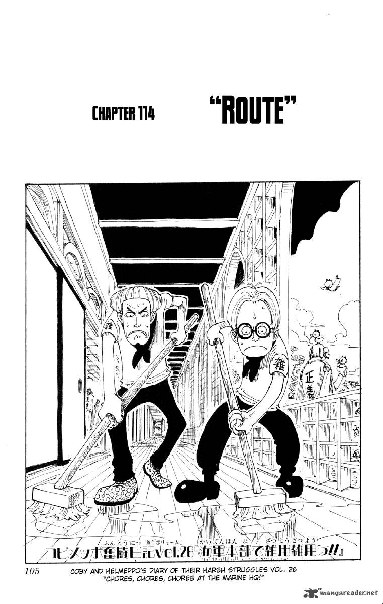 One Piece Chapter 114 — page 1