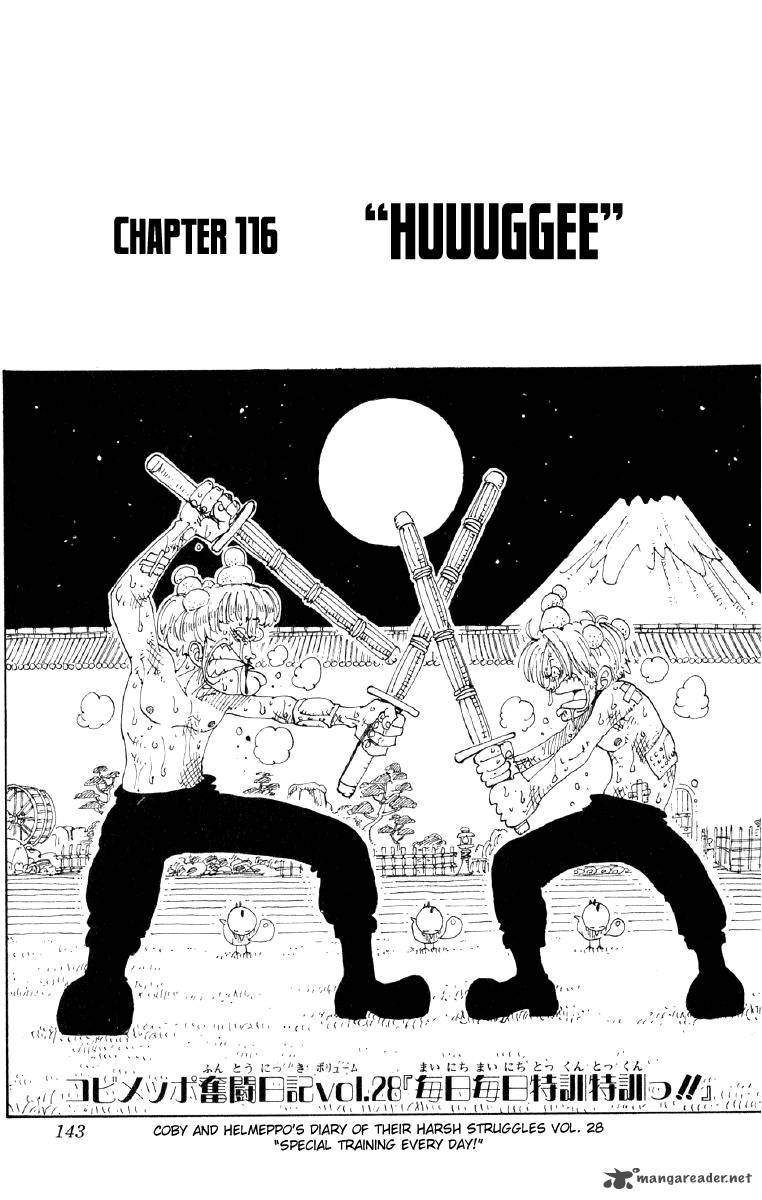One Piece Chapter 116 — page 1